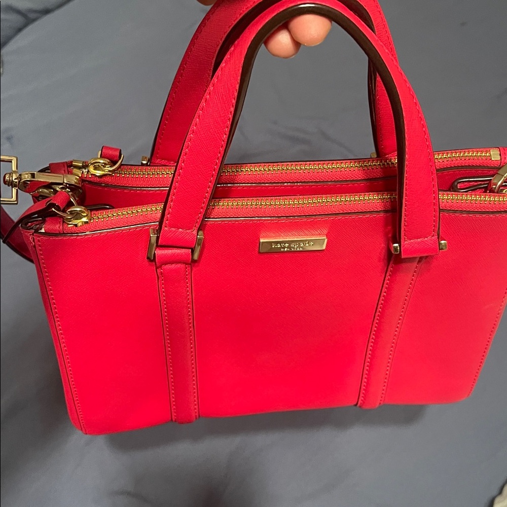 Kate Spade Red Leather Handbag